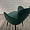 Пьемонт темно-зеленый бархат ножки черные для кафе, ресторана, дома, кухни 2081359