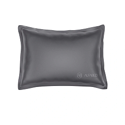 Pillow Case Royal Cotton Sateen Carbon 3/4