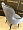 Пьемонт серый бархат ножки черные для кафе, ресторана, дома, кухни 1892383