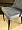 Люцерн серый бархат вертикальная прострочка ножки черные для кафе, ресторана, дома, кухни 2094801