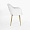 Белладжио вращающийся белый экомех ножки золото для кафе, ресторана, дома, кухни 2152474