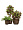 Кашпо TREEZ Effectory Wow Конус-Чаша Тёмное матовое золото в-28 см, д-30 см 2880270