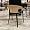 Аккра с прострочкой бежевая экокожа ножки черный металл для кафе, ресторана, дома, кухни 2166619