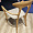Брунелло бежевая ткань, дуб (тон бесцветный матовый) для кафе, ресторана, дома, кухни 2153839