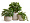 Кашпо TREEZ Effectory Beton Design-Чаша Белый песок в-35 см, д-32 см 2879389