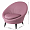 Кресло Eveline розовое 1236601