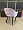 Белладжио пыльно-розовый бархат ножки черные для кафе, ресторана, дома, кухни 2126972
