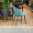 Париж серо-голубой бархат с вертикальной прострочкой (снаружи и внутри) ножки под темное дерево для  2223621