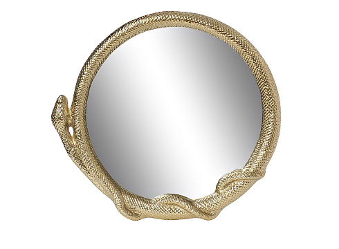 Зеркало декоративное "Змейка" цвет золото 94PR-22502