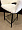 Стул Белладжио белый экомех ножки черные для кафе, ресторана, дома, кухни 1926289