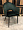 Магриб New темно-зеленый бархат ножки черные для кафе, ресторана, дома, кухни 1911574