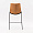 Стул Бремен Нью светло-коричневая экокожа ножки черные для кафе, ресторана, дома, кухни 2166825