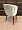 Неаполь фисташковый бархат с вертикальной прострочкой ножки черные для кафе, ресторана, дома, кухни 1892130