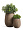 Кашпо TREEZ Effectory Wood Округлая чаша Светлый дуб в-39 см, д-32 см 2879952