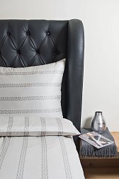HEFEL Tencel noblesateen Meander Silber