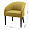 Кресло Kate желтое 1237380