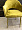 Магриб New горчичный бархат ножки золото для кафе, ресторана, дома, кухни 2127429