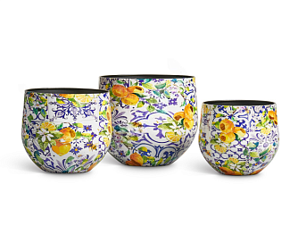 Кашпо TREEZ Effectory Savage Garden Чаша Capri в-26 см, д-27 см