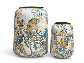 Кашпо TREEZ Effectory Дизайн-ваза Wild Cobalt в-62 см, 6-