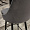 Стул Люцерн серый бархат, вертикальная прострочка, ножки черные для кафе, ресторана, дома, кухни 2067249