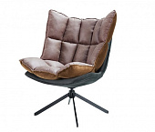 Товар Дизайнерское кресло Berlin коричневое добавлен в корзину