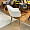 Белладжио вращающийся белый экомех ножки золото для кафе, ресторана, дома, кухни 2152482