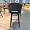 Стул Магриб Нью вращающийся темно-серая ткань ножки черные для кафе, ресторана, дома, кухни 2089524