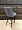 Стул Люцерн темно-серая ткань, вертикальная прострочка, ножки черные для кафе, ресторана, дома, кухн 2098037