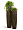 Кашпо TREEZ Effectory Metal Высокий конус Giant Design Wave Чернёная бронза д-42, в-141 см 1/1 2879915