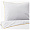 Set Lenjerie ALFABED Premium Cotton Sateen White Design Modern Look (Gold Tape)		 3669797