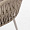 Ибица плетеный бежевый ножки металл бежевые подушка бежевая для кафе, ресторана, дома, кухни 2166579