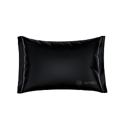 Pillow Case Royal Cotton Sateen Black 5/2
