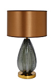 Товар Лампа настольная сер-зел.стекло/плафон кор. 35*h.60см K2TL-07233 добавлен в корзину