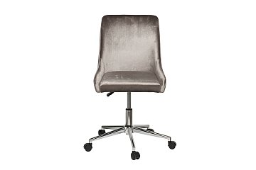 Кресло офисное серый велюр/хром GY-Z020KRES-TS