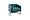 Кресло велюр сине-зеленый ZW-777 GRN SS 1343289