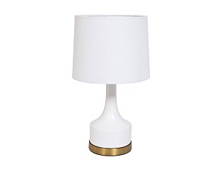 Лампа настольная плафон белый Н.53см (2) 22-88456
