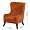 Кресло Burnley светло-коричневое 1236370