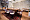 Белфаст бежевая ткань, массив бука (цвет орех) для кафе, ресторана, дома, кухни 2096130