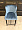 Стул CINDY серо-голубой бархат ножки черный металл для кафе, ресторана, дома, кухни 2098391