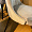 Люцерн бежевый бархат вертикальная прострочка ножки черные для кафе, ресторана, дома, кухни 2137959