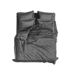 Set Royal Cotton Sateen Graphite