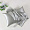 Pillow Case 100% Silk Sparkling Silver 3668816