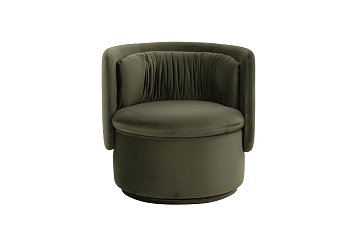 Кресло поворотное велюр зеленый ZW-KRES-061 ZEL