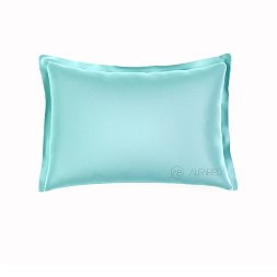 Pillow Case Royal Cotton Sateen Turquoise 3/3