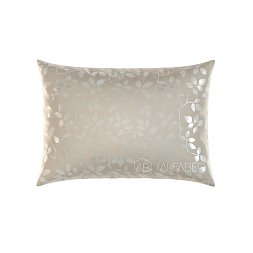 Fata de perna lux jacquard cotton taupe tree leaves standart 4 0