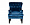 Кресло Hector синее (с подушкой) 1237261