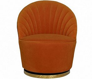 Кресло Nepas вращающееся оранжевое