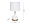 Лампа настольная плафон белый Н.53см (2) 22-88456 1894652