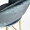 Стул Белладжио зелено-серый бархат ножки золото для кафе, ресторана, дома, кухни 2061676