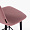 Стул Копенгаген пыльно-розовый бархат ножки черные для кафе, ресторана, дома, кухни 1946136